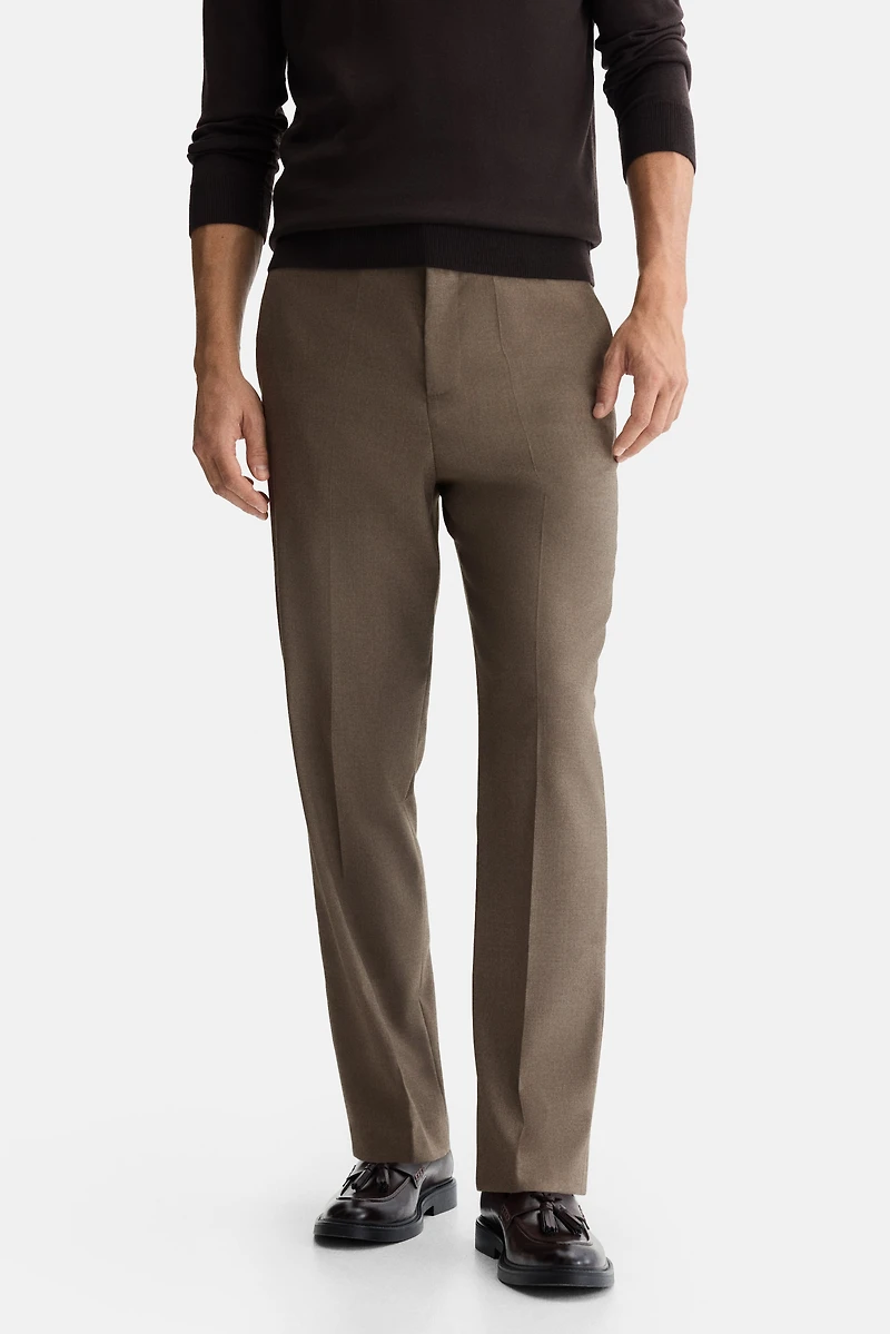Regular-Fit Suit Pants