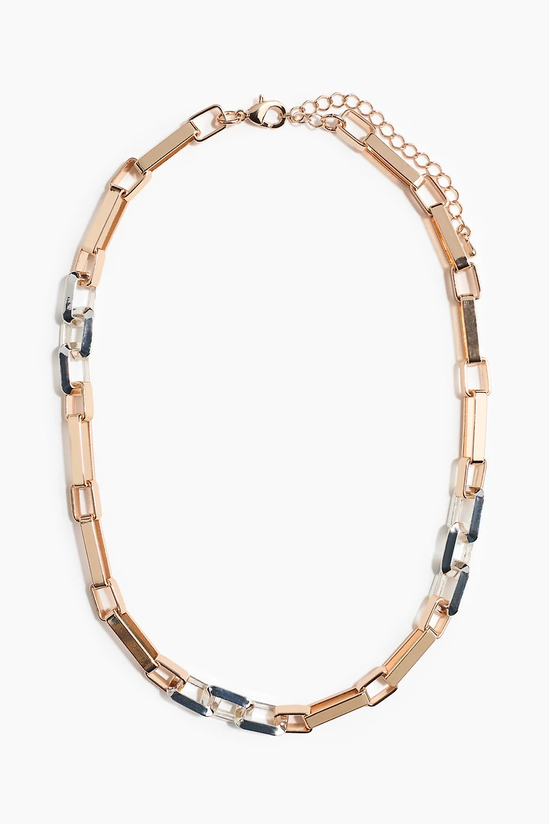 Two-Tone Chain Necklace