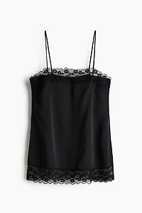 Lace-Trimmed Camisole Top