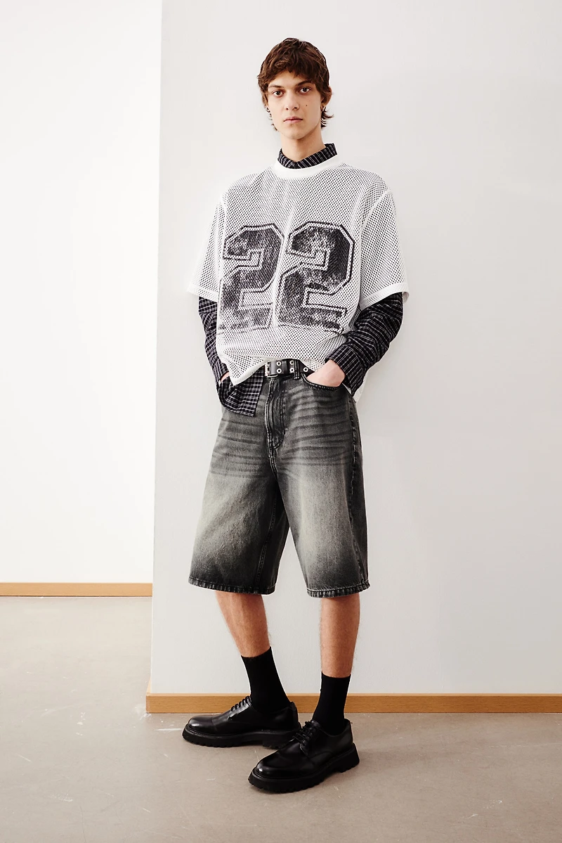 Baggy Denim Shorts