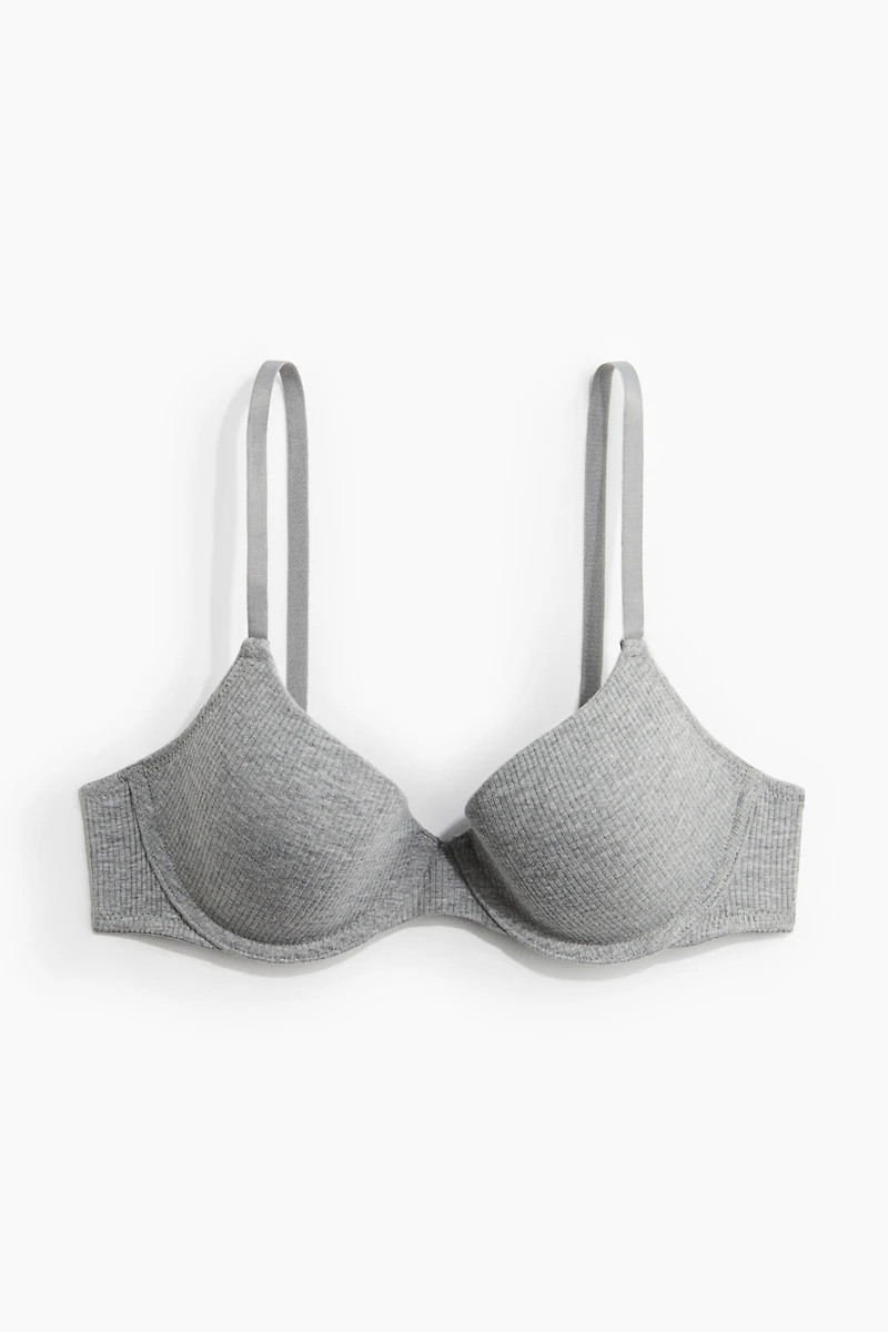 Padded Underwire Jersey Bra
