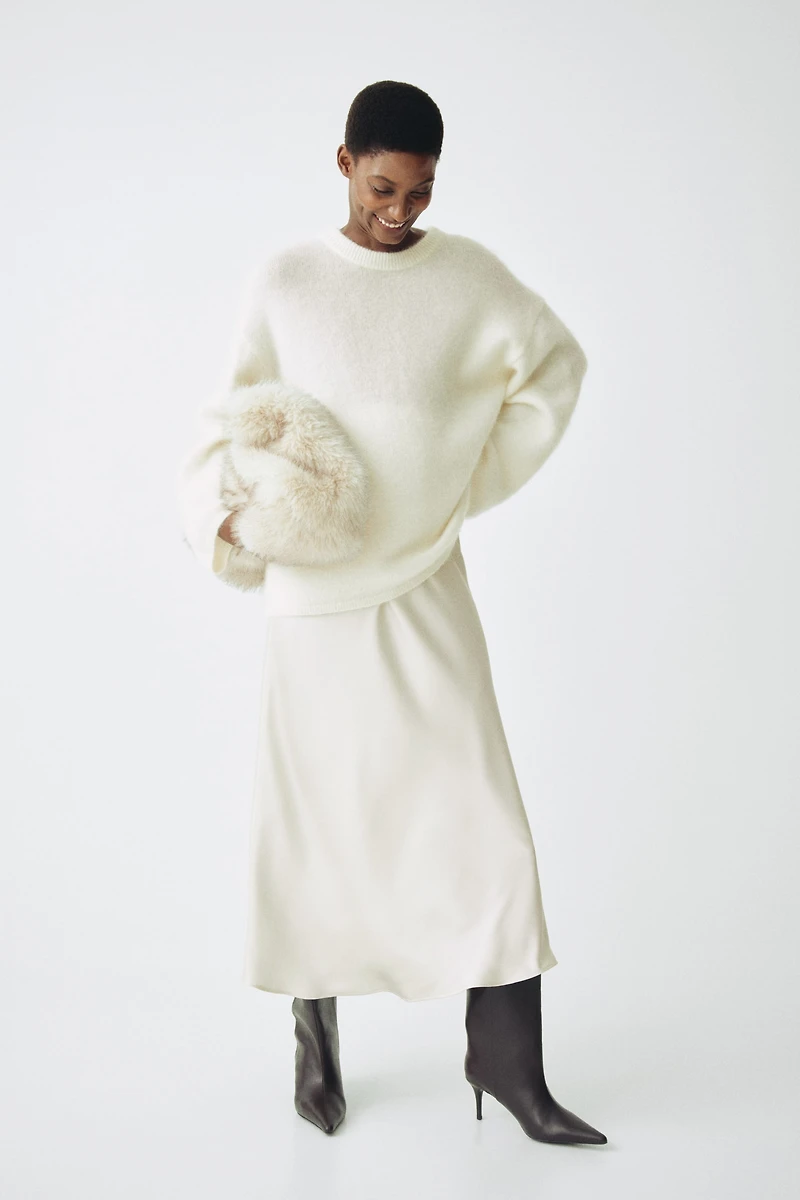 Chandail MAMA en mohair mélangé