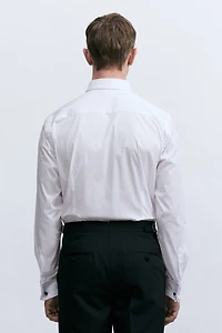 Slim-Fit Tuxedo Shirt