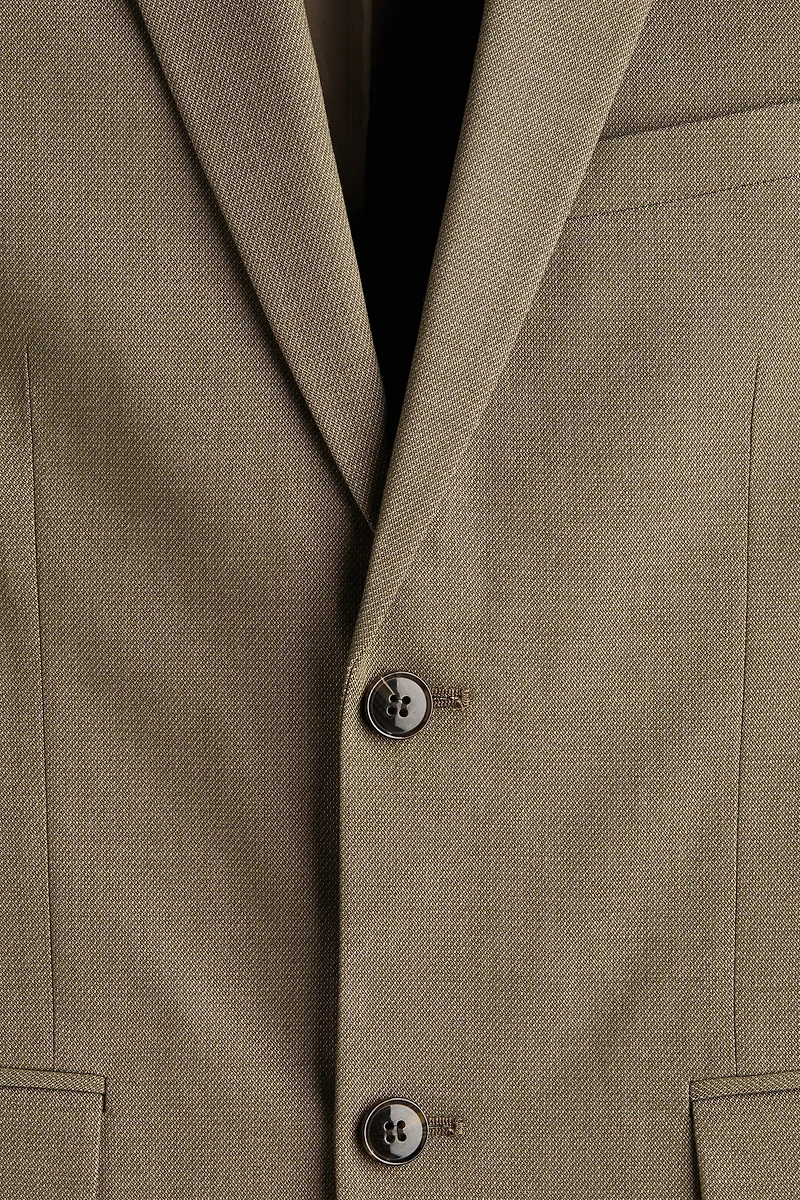 Slim-Fit Single-Breasted Jacket