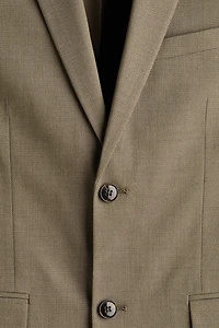 Slim-Fit Single-Breasted Jacket