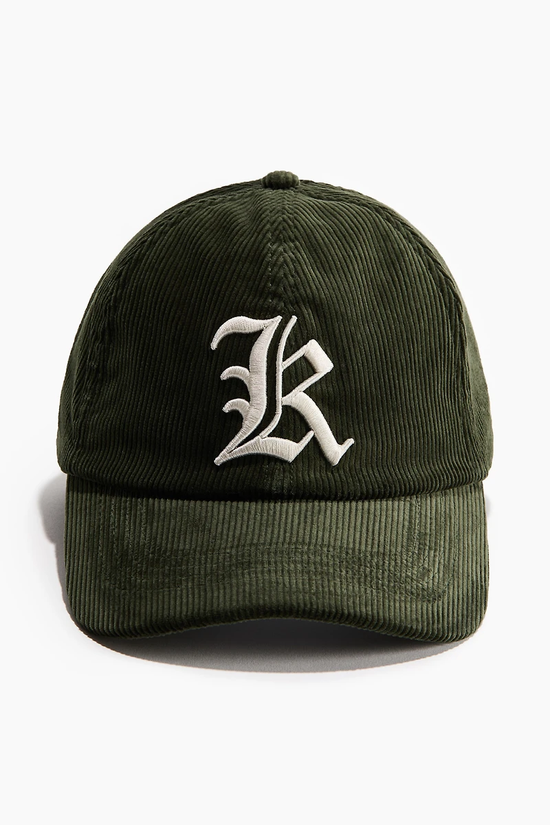 Cotton Twill Cap with Motif