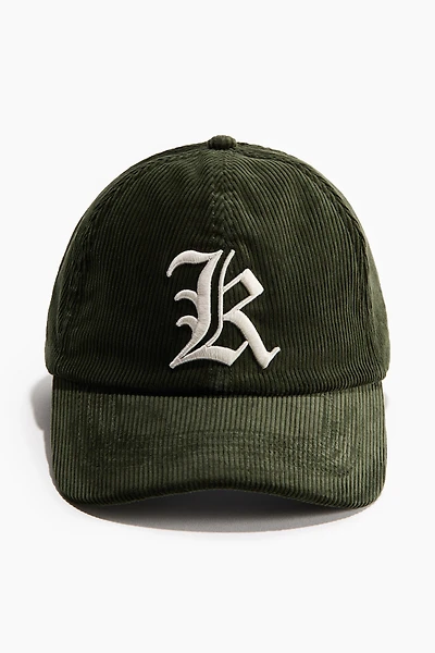 Cotton Twill Cap with Motif