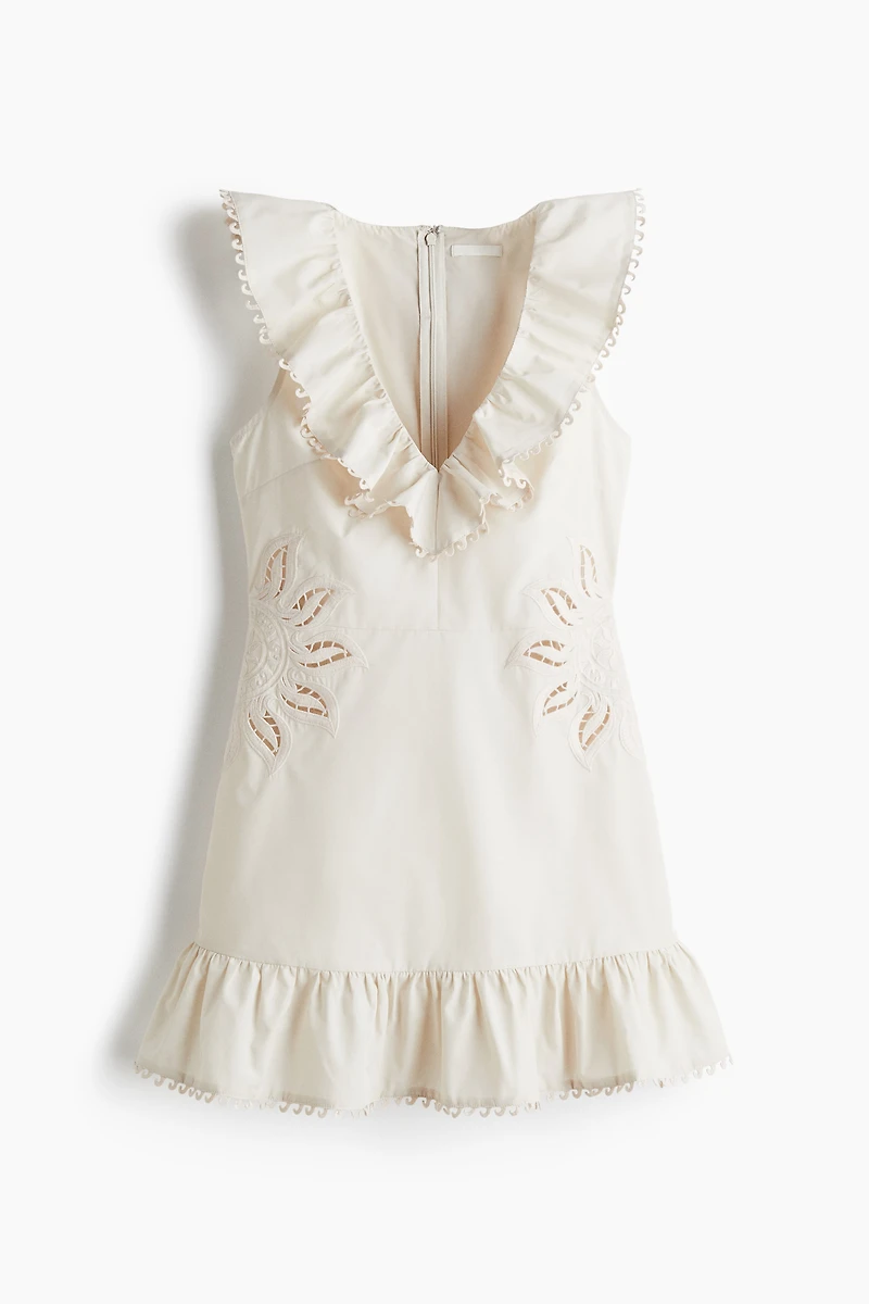 Eyelet-Embroidered Dress