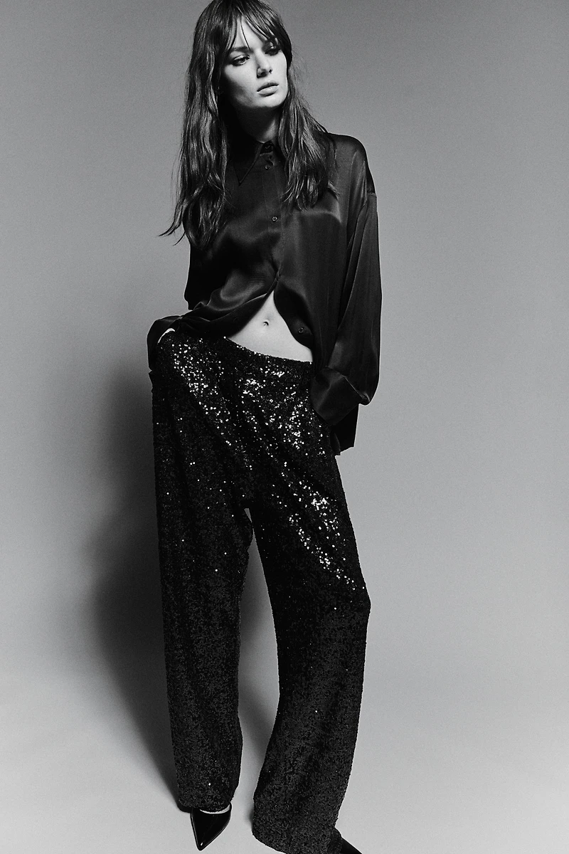 Pantalon à sequins