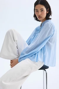 Blouse with Pintucks