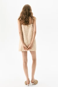 Appliquéd Strappy Dress