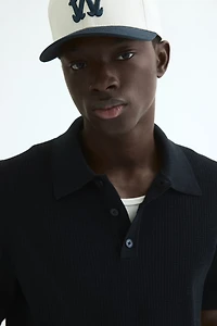 Regular-Fit Knit Polo Shirt