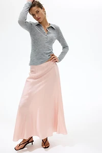 Satin Maxi Skirt
