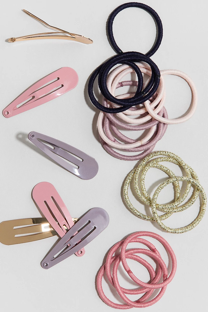 Hair Elastics and Clips