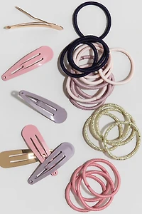 Hair Elastics and Clips