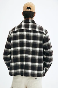 Regular-Fit Flannel Overshirt
