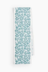 Long Cotton-Blend Table Runner