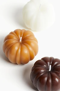 3-pack pumpkin-shaped candles