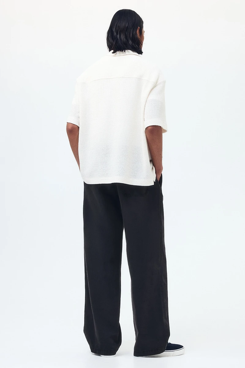 Loose-Fit Cotton Canvas Pants