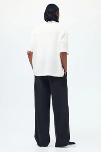 Loose-Fit Cotton Canvas Pants