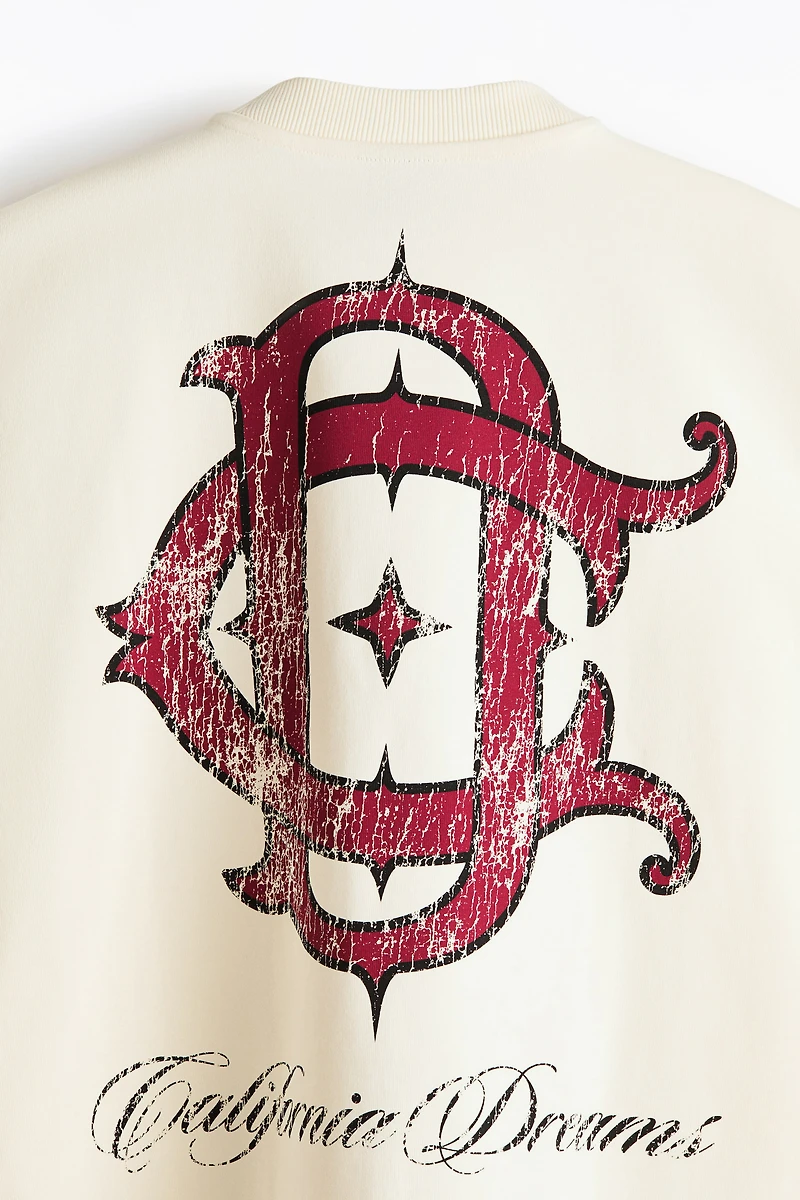 T-shirt imprimé grande taille