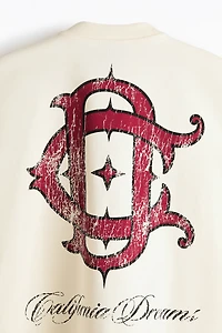 T-shirt imprimé grande taille