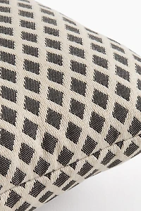 Jacquard-Weave Outdoor Cushion