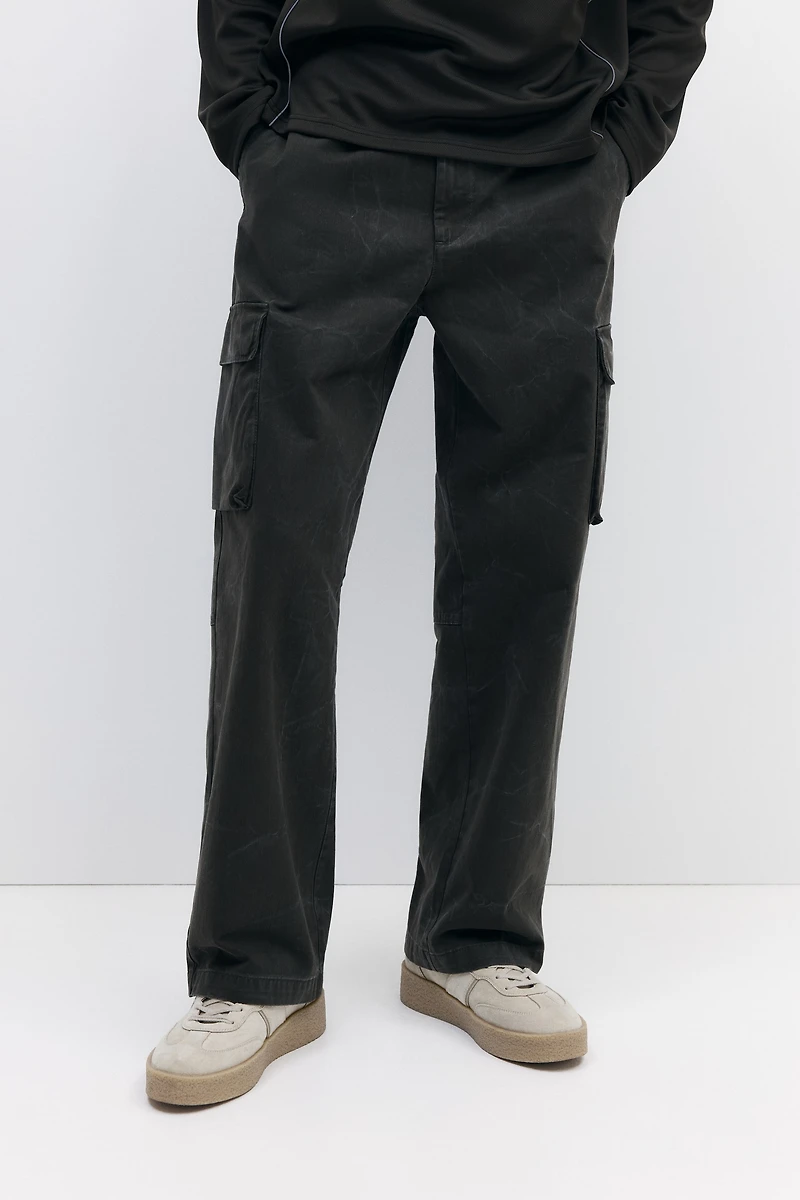 Pantalon cargo décontracté