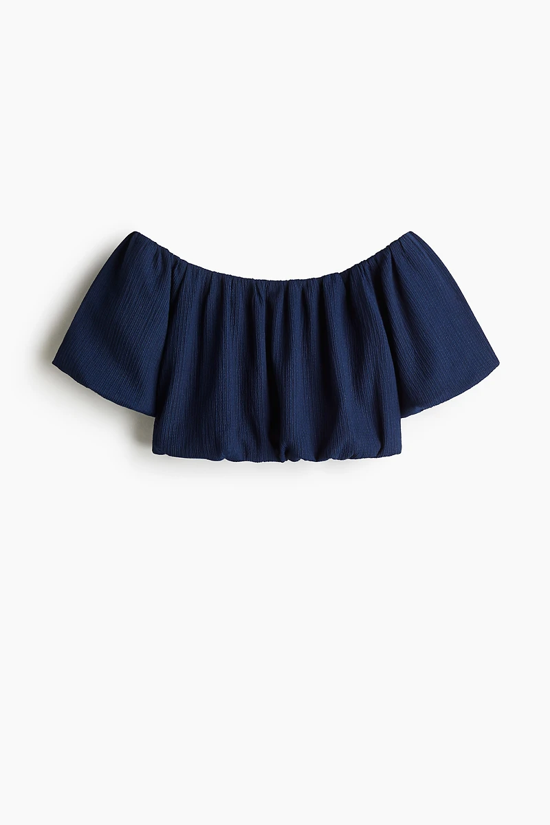 Haut court épaules nues