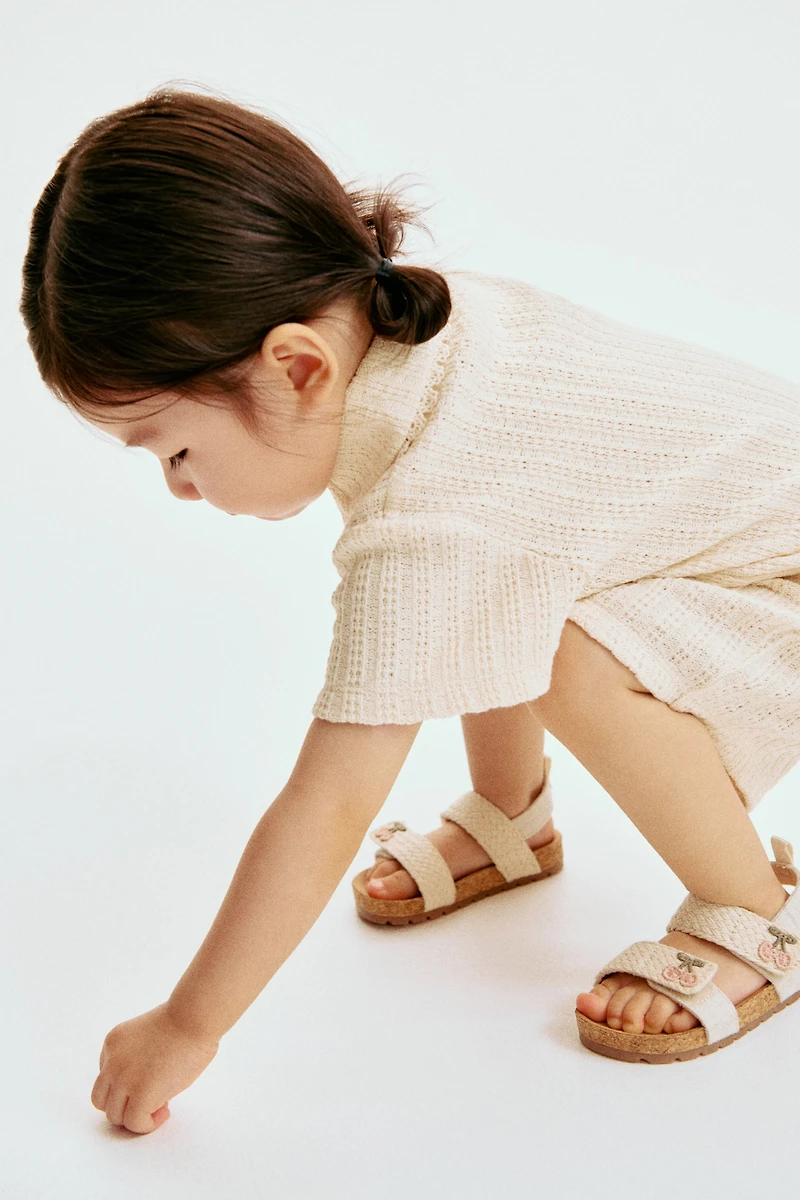 2-Piece Pointelle-Knit Set