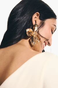 Flower-Shaped Earrings