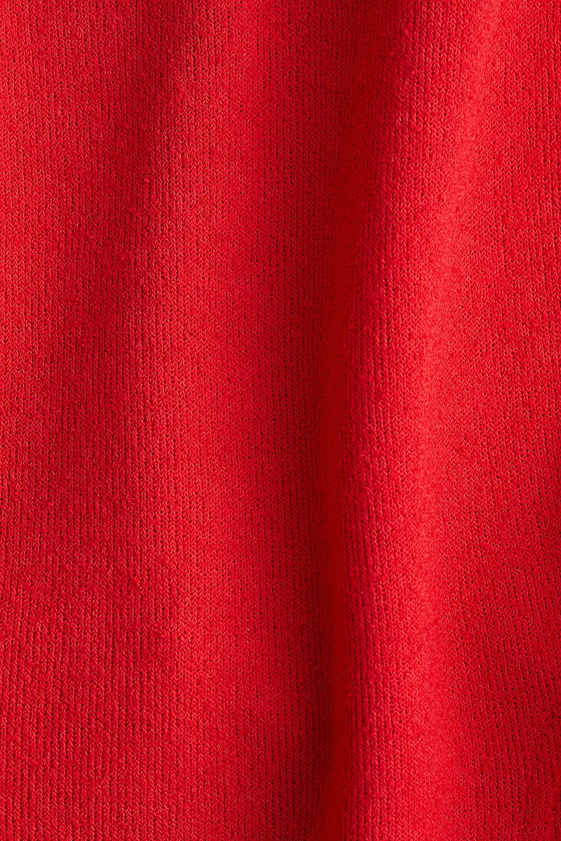 Fine-Knit Flared Top