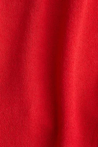 Fine-Knit Flared Top