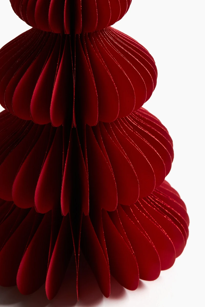 Petite décoration de papier en forme de sapin