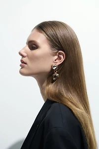 Two-Tone Earrings
