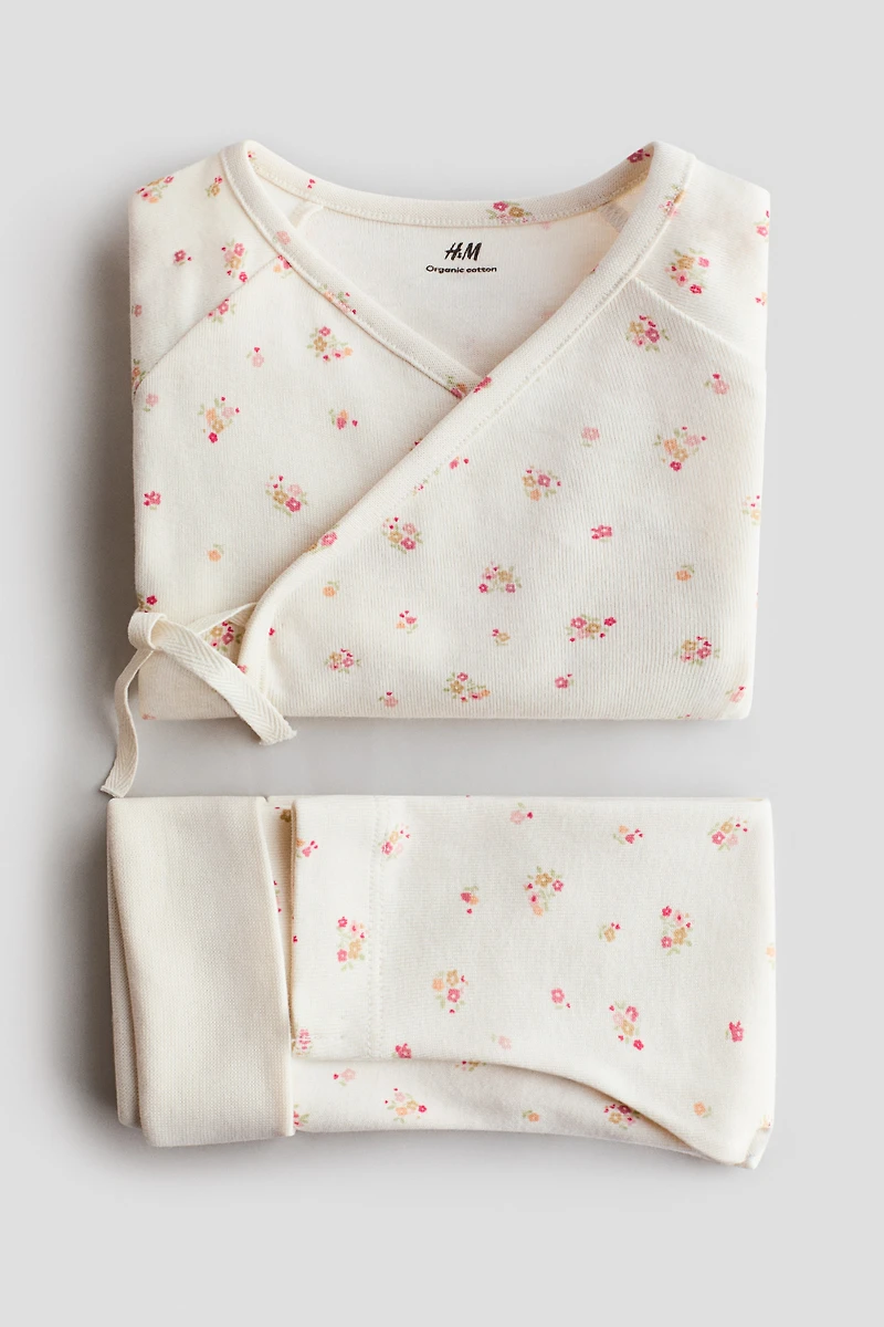 Ensemble 2 pièces cache-coeur et legging