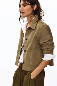 Cotton Twill Shacket