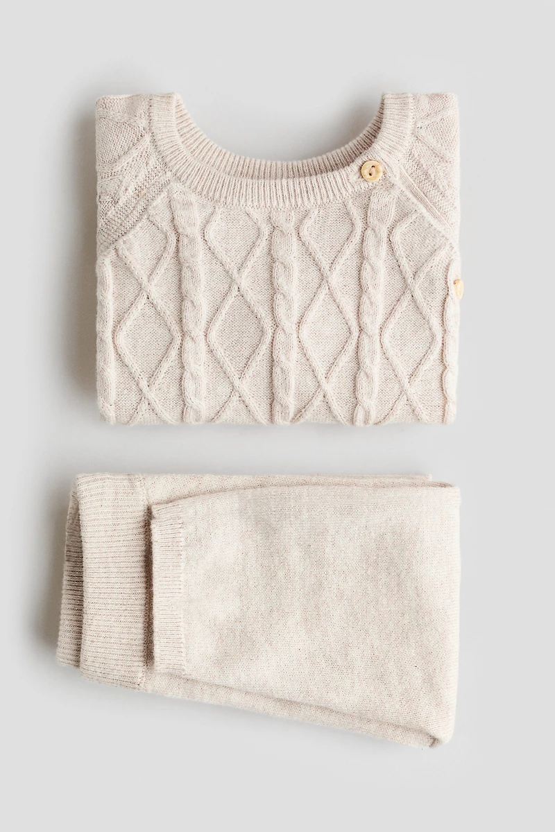 2-Piece Cotton-Knit Set