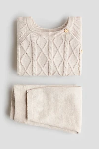 2-Piece Cotton-Knit Set