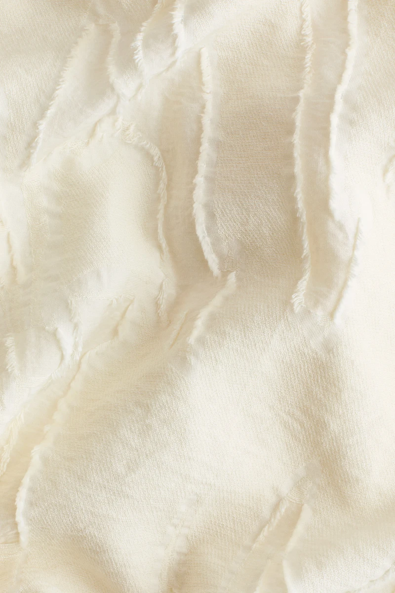 Frayed Kaftan Jacket