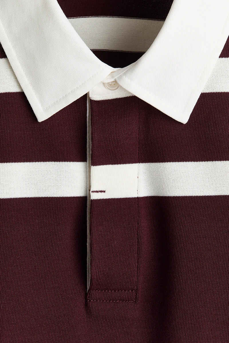 Loose-Fit Cotton Rugby Shirt