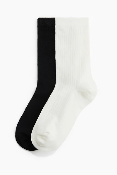 2-Pack Ribbed Socks
