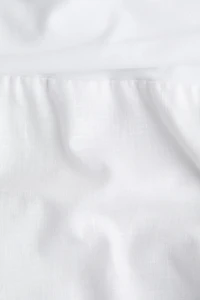 Linen-Blend Yoga-Style Pants