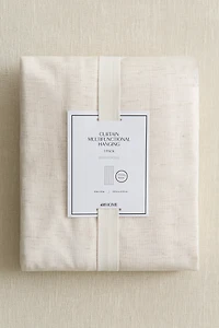 Lot de 1 rideau large en lyocell mélangé