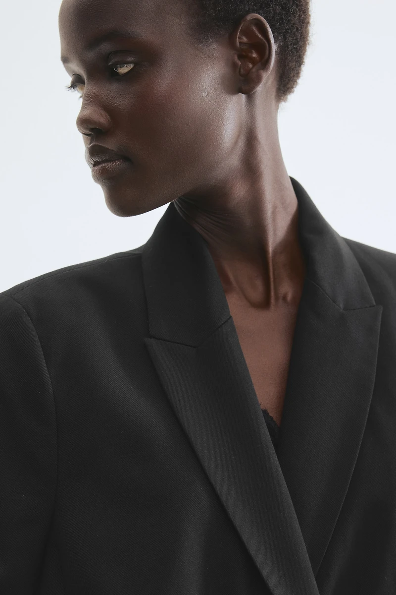 Blazer à fermeture droite