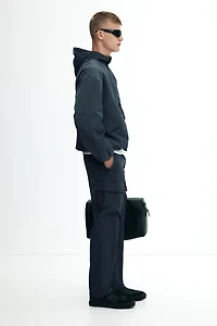 Loose-Fit Nylon Windbreaker