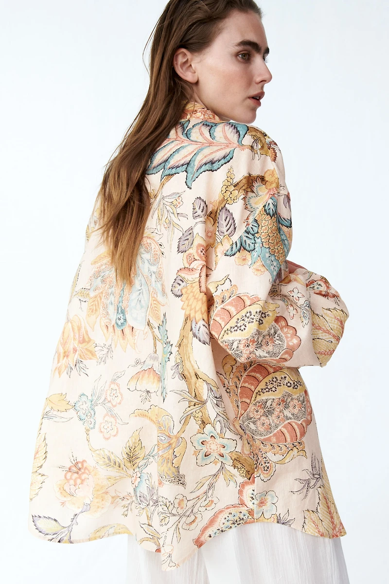 Oversized Linen Shirt