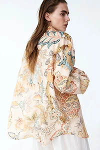Oversized Linen Shirt