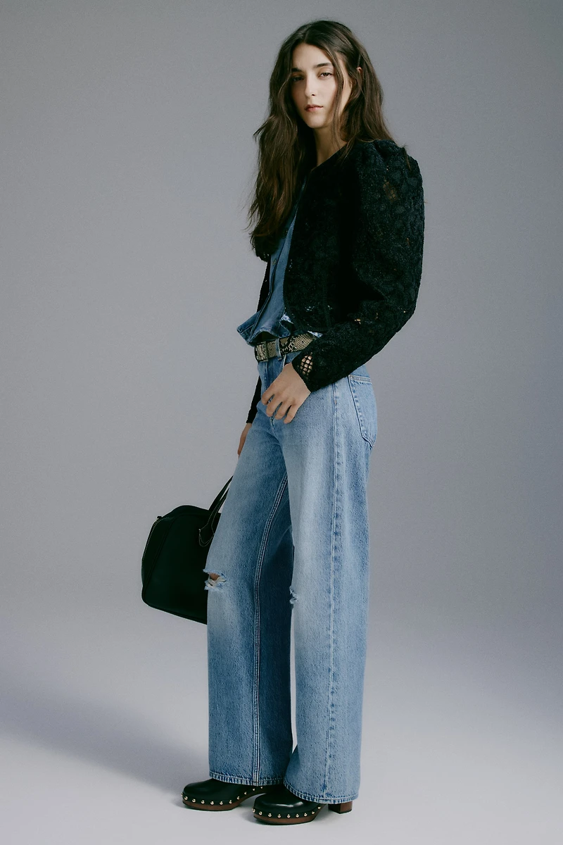 Bleecker High Rise Wide Leg Jeans