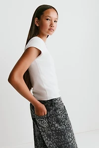 Wide-Leg Low Jeans